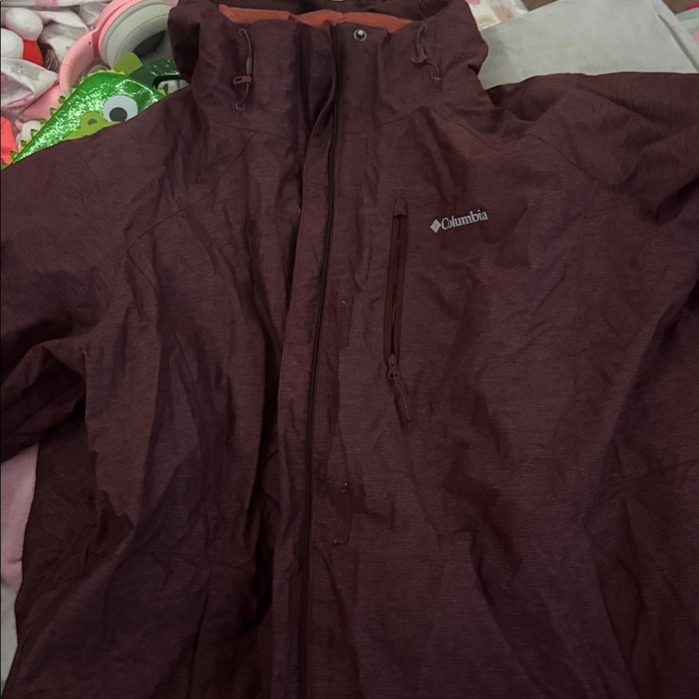 Columbia Burgundy Outdoor Jacket